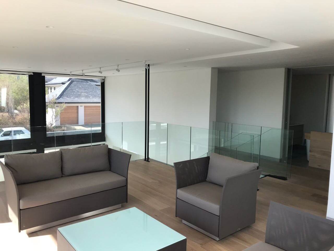 frameless glass window stair rales and guards frameless glass window stair rales and guards