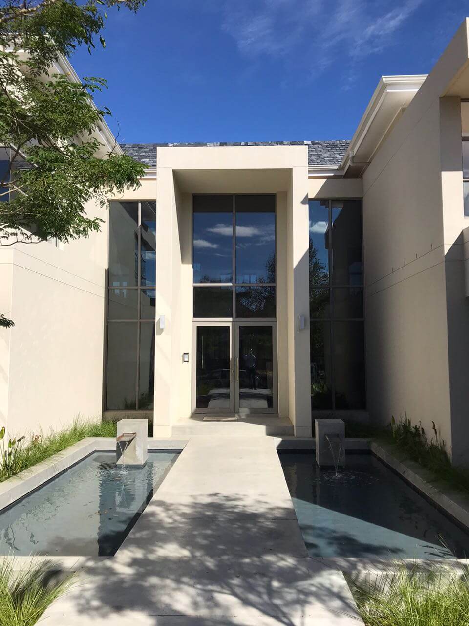 glass and aluminium glass and aluminium